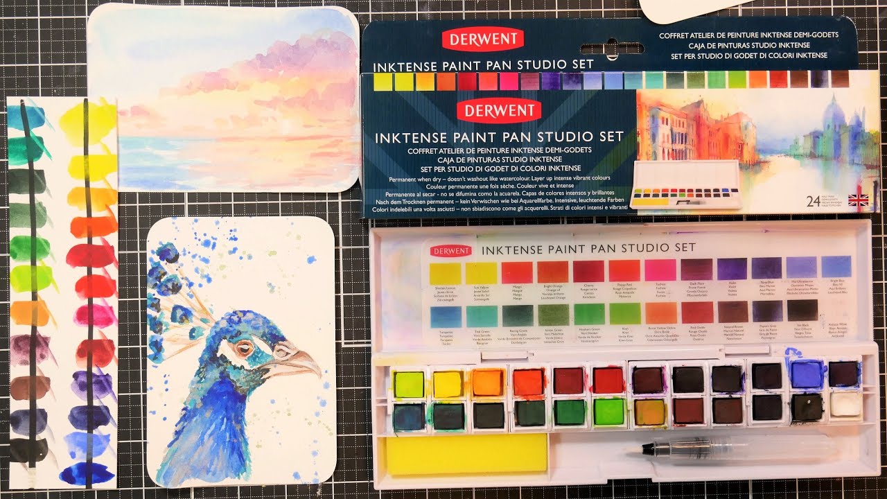 What?!? 9 NEW Colors! Inktense Paint Pan Studio Set Review