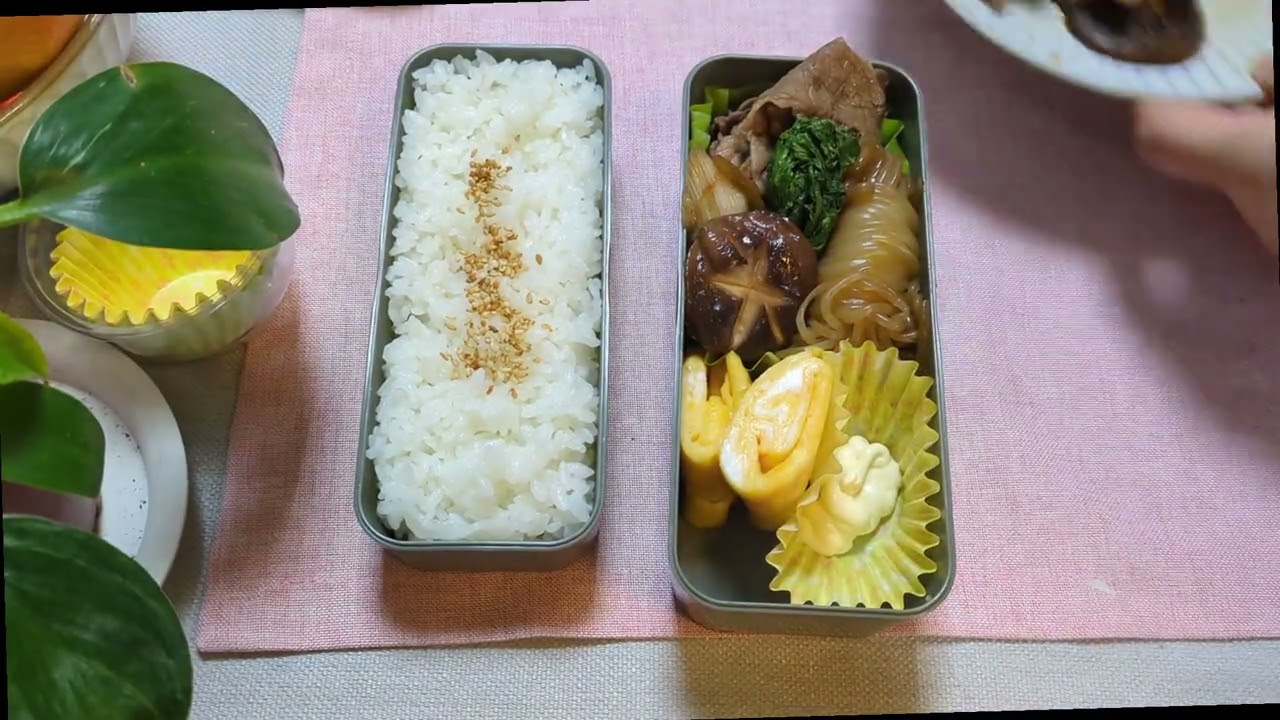 すき焼き、卵焼き、ロマネスコ、カボチャ天