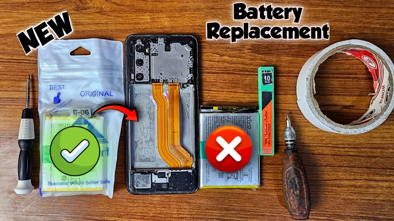 Vivo V20 SE Battery Replacement Guide | Step-by-step | full Detailed video.