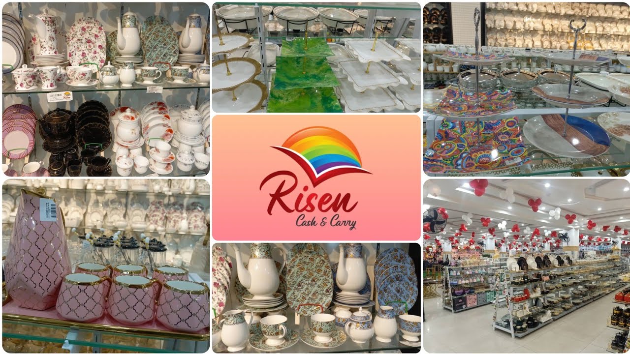 Risen Cash and Carry | First Time Grocery from Risen Cash & Carry | Best Collection of Crockery