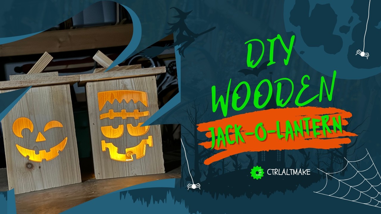DIY Halloween Wooden Jack-o-Lanterns From One Cedar Fence Picket Without A CNC