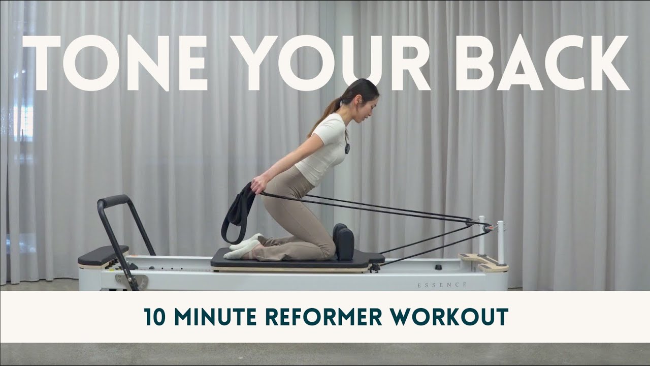 Correct Rounded Shoulders & Tone Your Back || Reformer Pilates for Posture