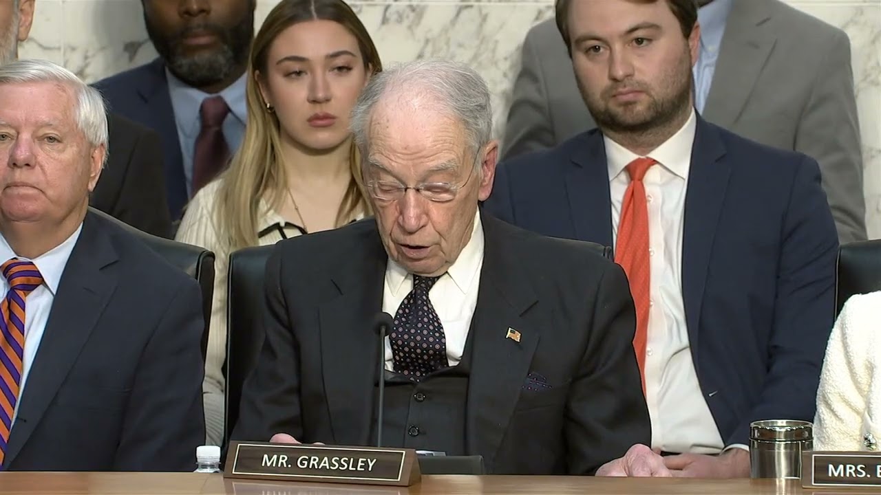 Grassley Delivers Remarks at Senate Judiciary Subcommittee Hearing on Arctic Frost