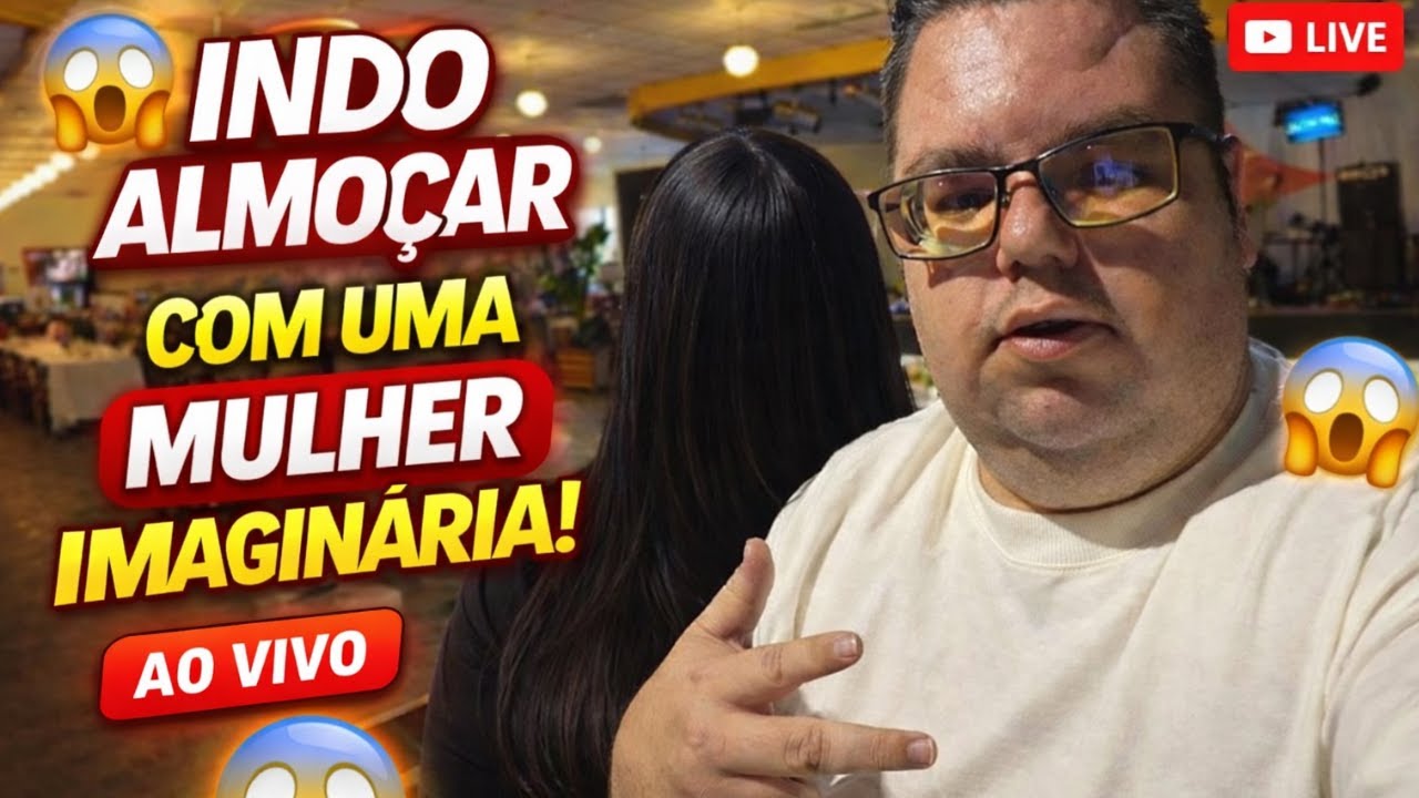 Fui almoçar com uma mulher misteriosa… olha no que deu 😳 (AO VIVO)