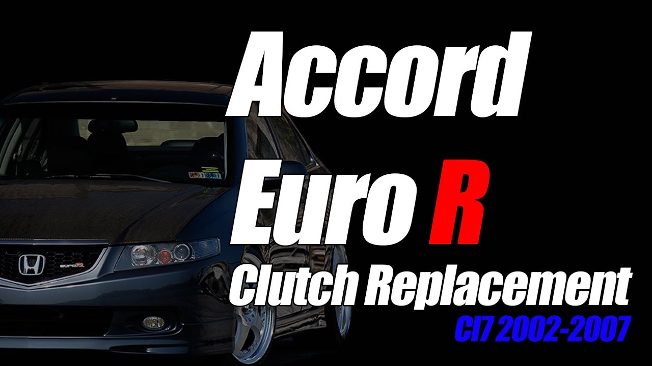 2002 - 2007 Honda Accord Euro R  - Clutch Replacement - Sub Frame In Place