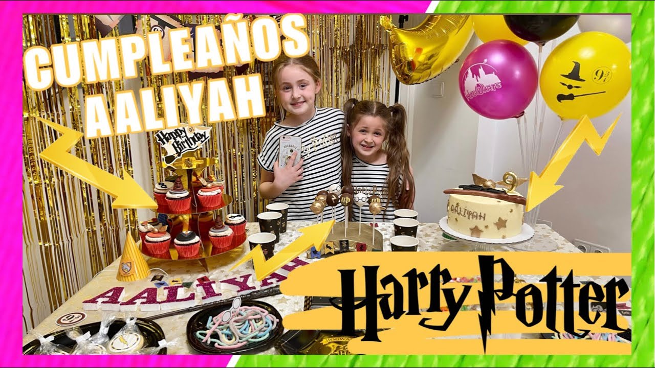 LE PREPARO A AALIYAH LA MEJOR FIESTA SORPRESA DE CUMPLEAÑOS DE HARRY POTTER | Familia Panda