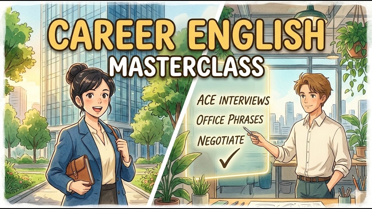 ENGLISH PODCAST | CAREER ENGLISH MASTERCLASS: Ace Interviews, Meetings & Negotiatin 💼✨