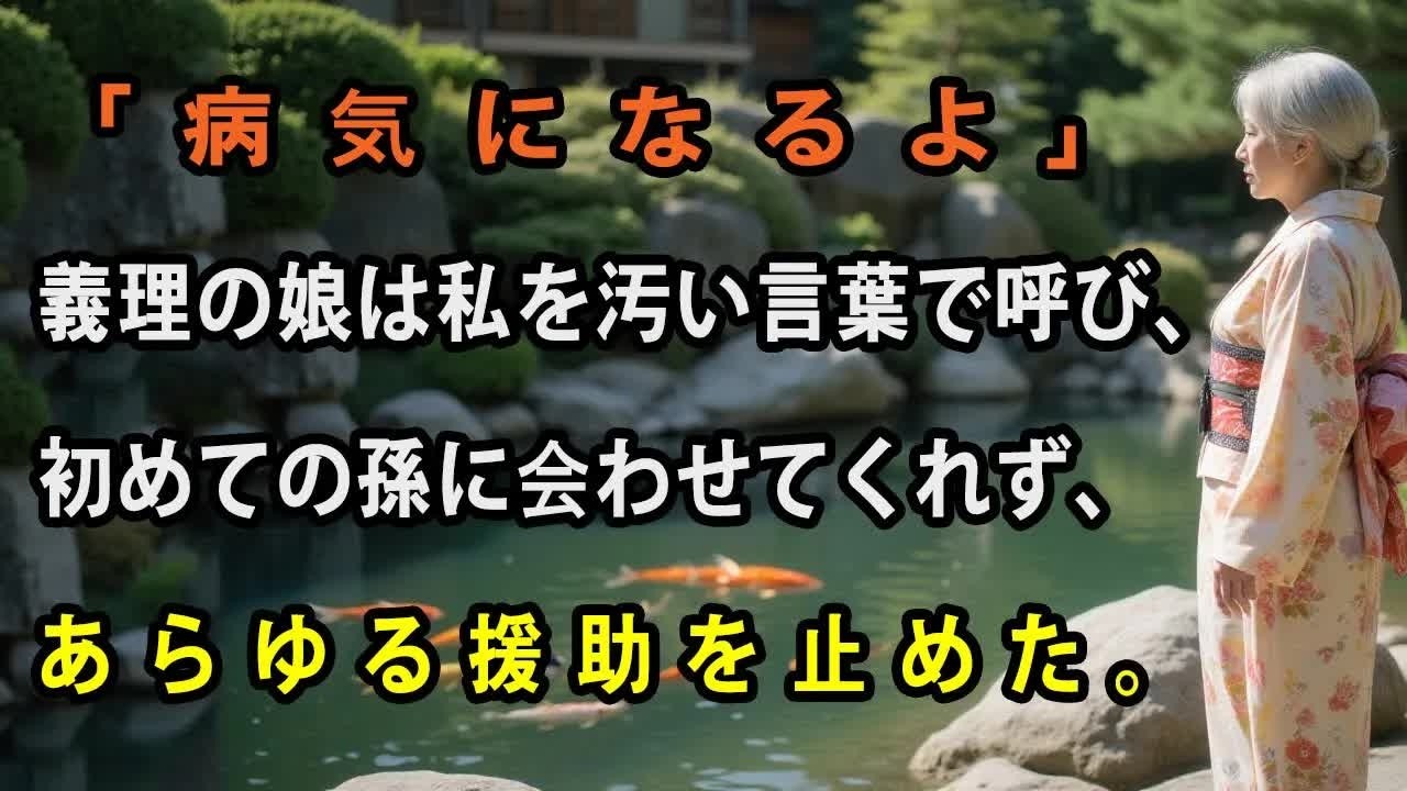 「病気がうつるから赤ちゃんには会わせないから」古民家に住む私を侮辱する息子夫婦→我慢の限界の私は、息子夫婦への全ての援助を停止し、絶縁しました【シニアライフ】【60代以上の方へ】