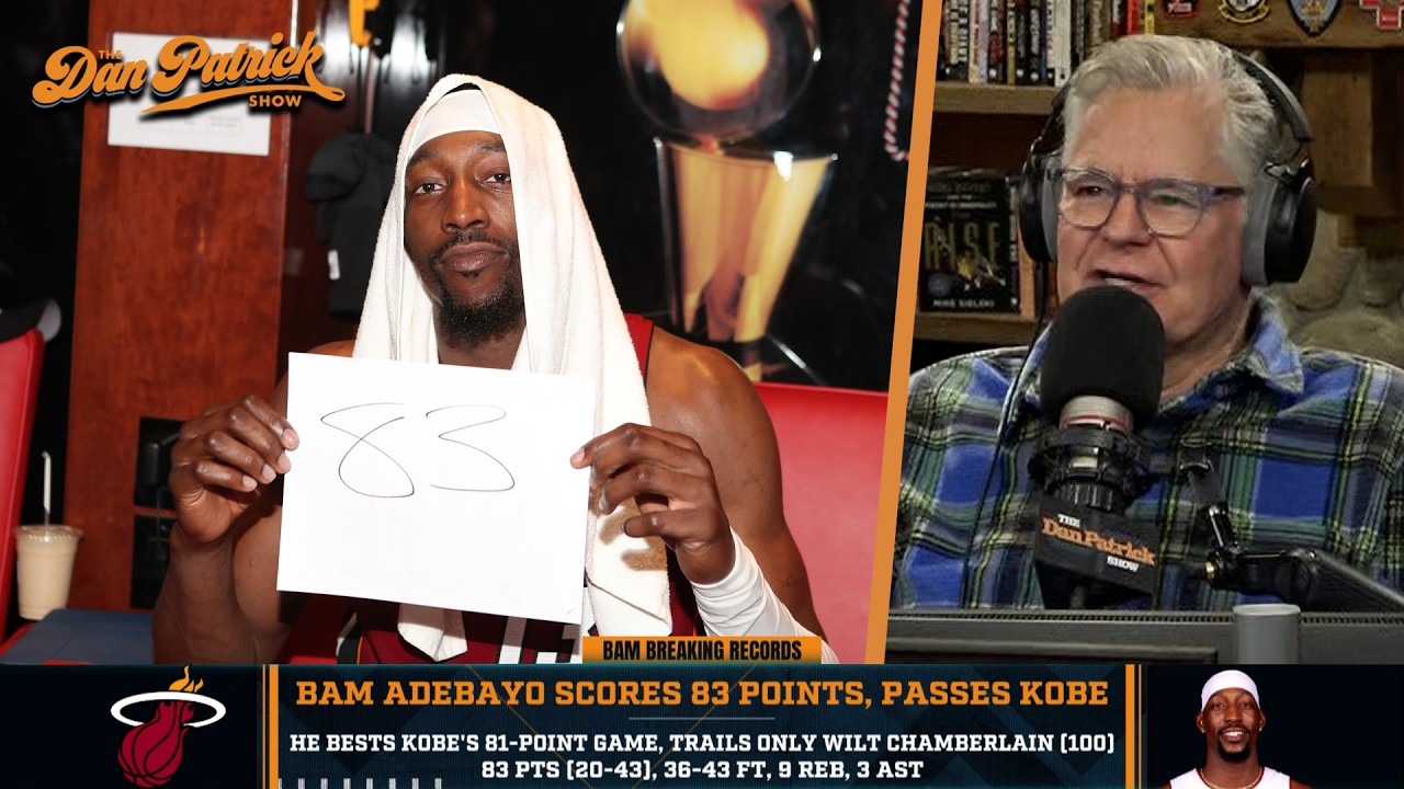 Dan Patrick Reacts To Heat's Bam Adebayo Scoring 83 Points Against The Wizards | 3/11/26