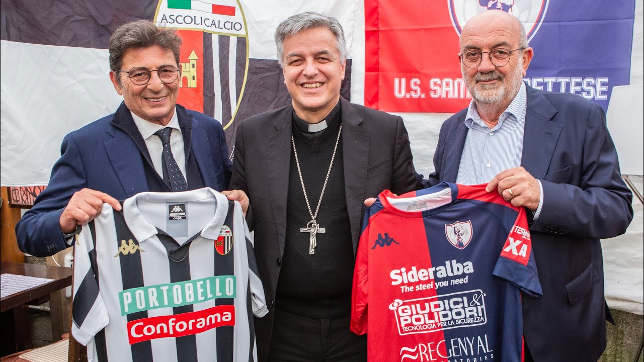 Ascoli e Samb al pranzo organizzato dalla Diocesi
