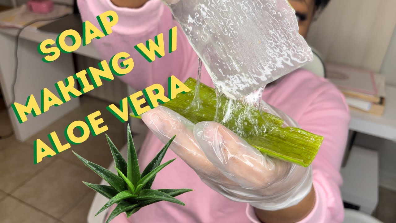 How I Prep Aloe Vera for Soap Making