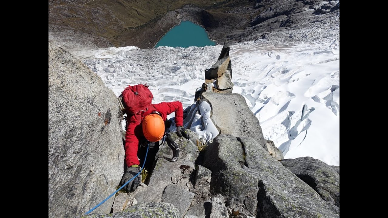 Climbing Taulliraju 5830m, Cordillera Blanca, Peru