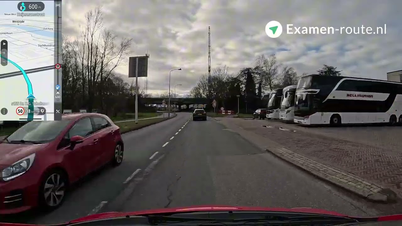Oostzaan Zaandam - CBR Examenroute