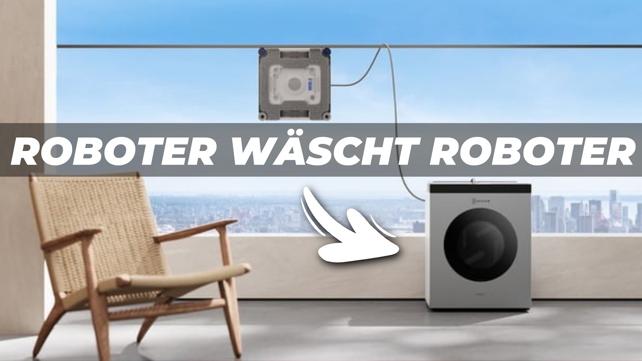 Der weltweit erste Fensterroboter mit echter Pad-Selbstwäsche - Ecovacs Winbot W3 Omni