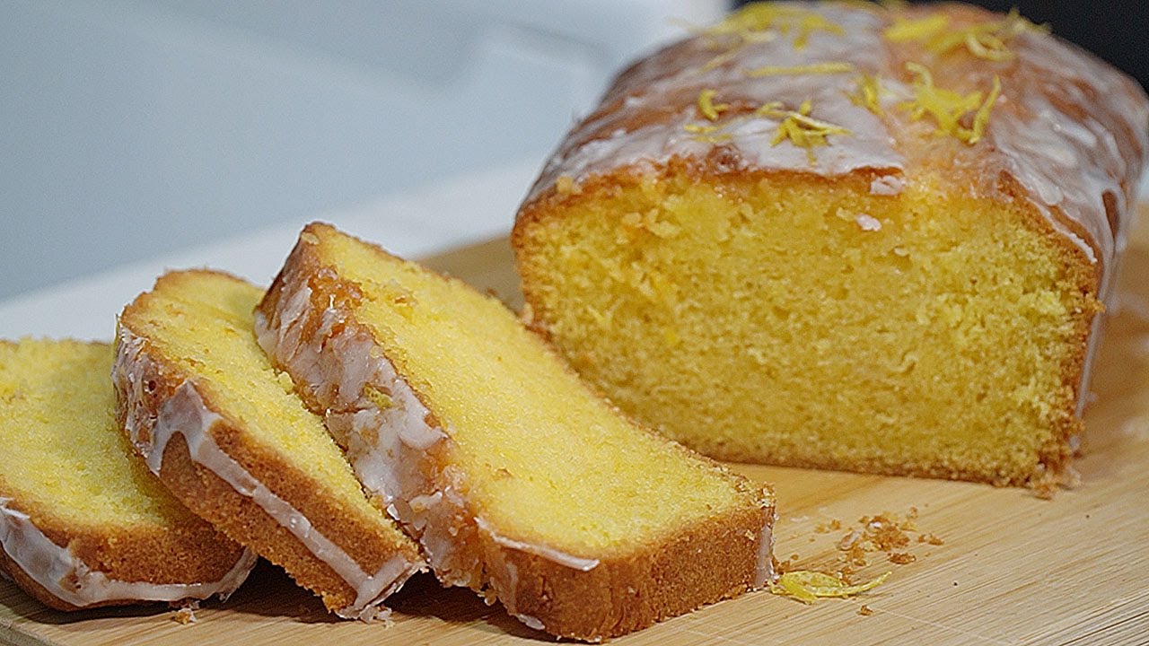 LEMON Drizzle classic BRITISH Cake