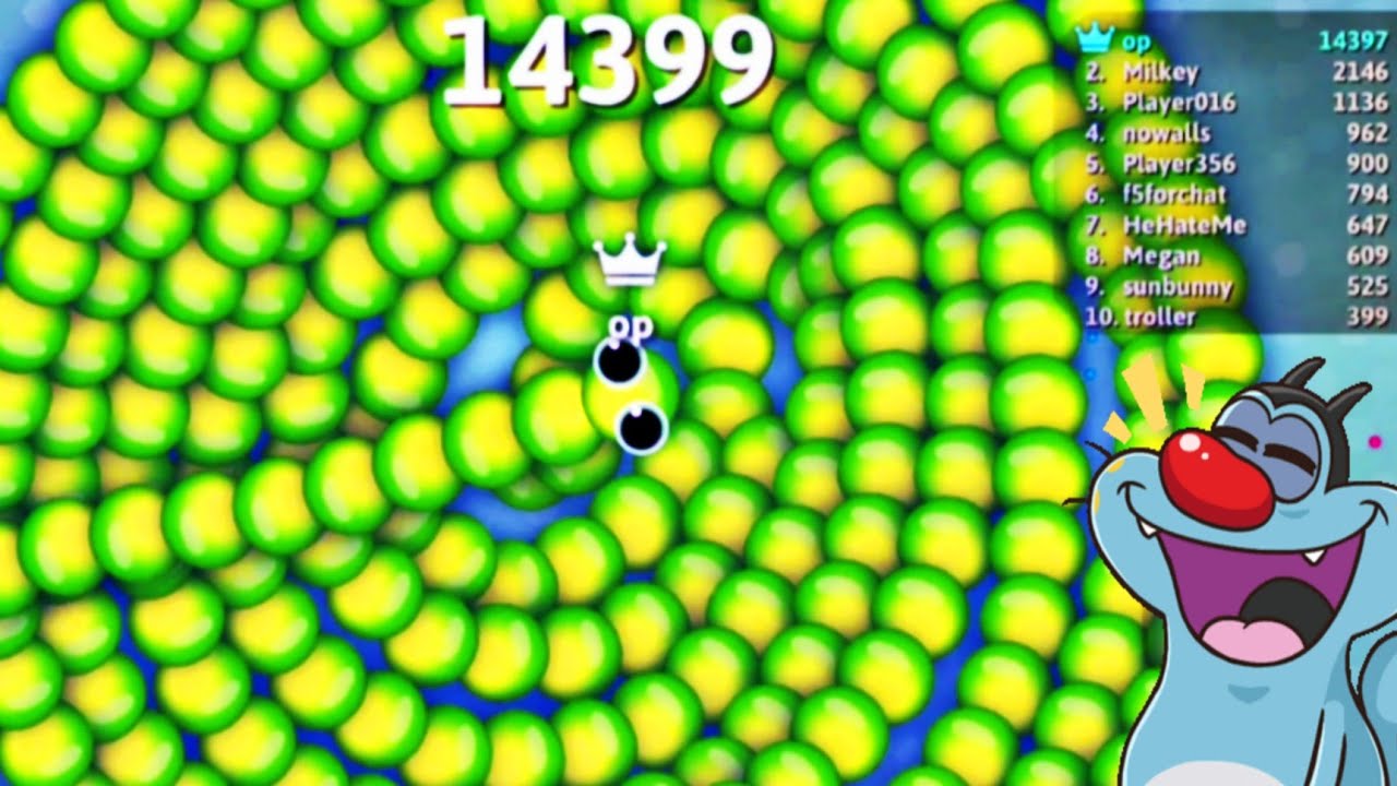 Biggest Saamp Snake.io Killed Hungry slither Worm oggy with jack funny game
