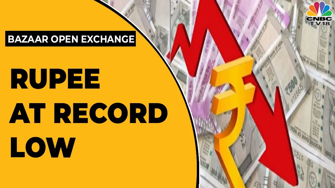 Rupee Hits Record Low Against Dollar, All Eyes On RBI | Bazaar Open Exchange | CNBC-TV18