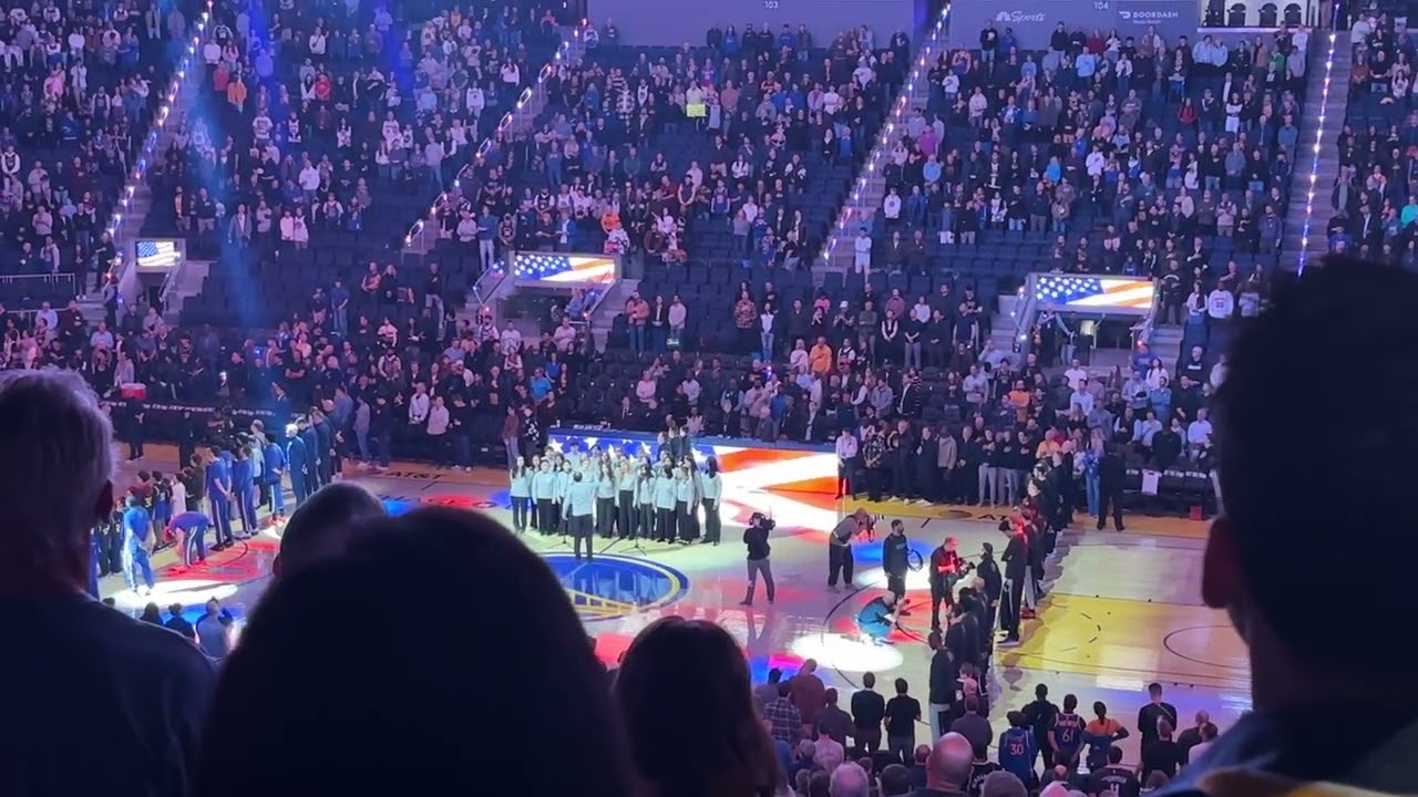 NBA National Anthem 20260211  @Chase Center Golden State Warriors 
