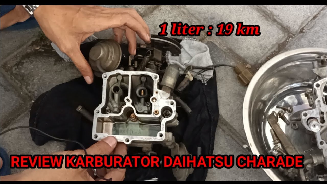 review karburator daihatsu charade 1liter : 19 km