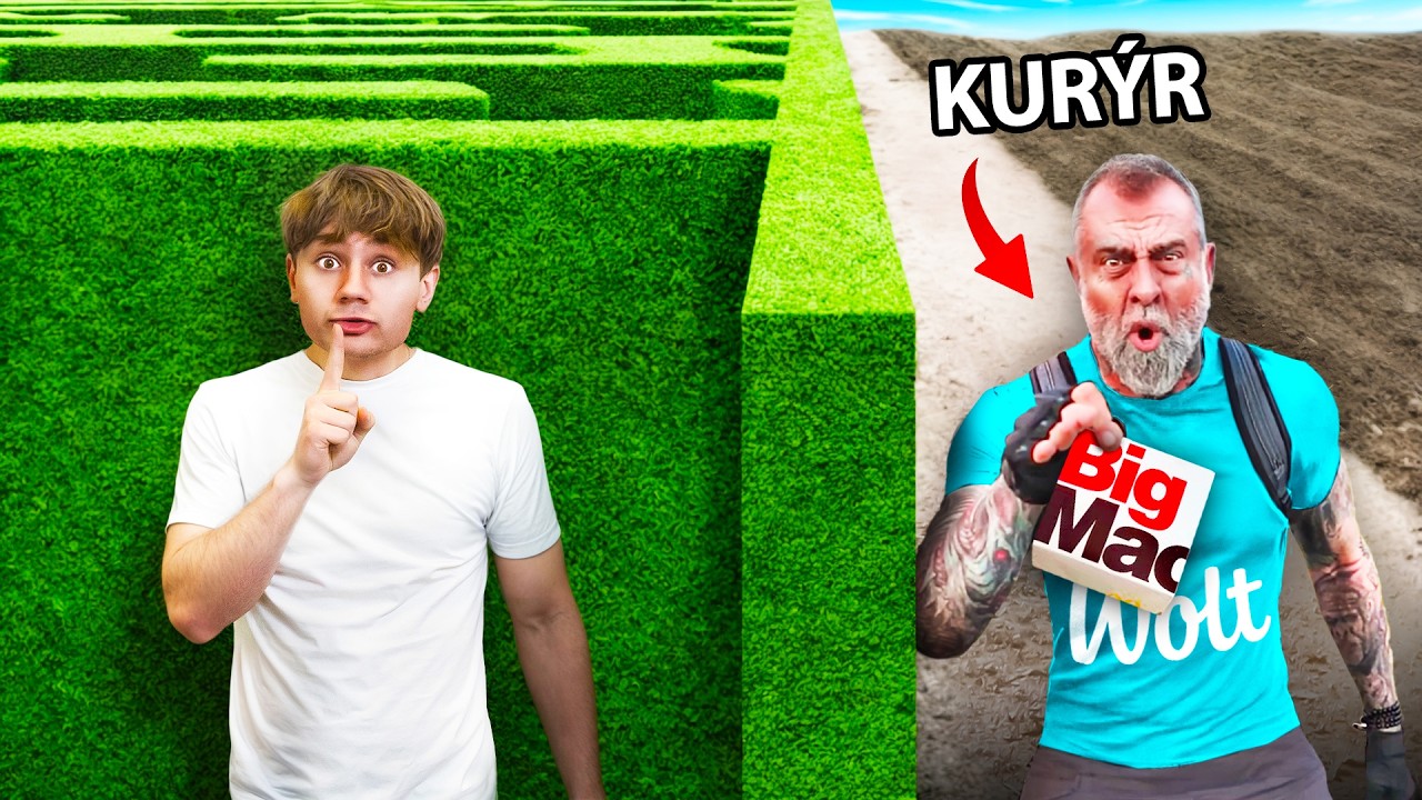 Schoval Jsem Se Uprostřed Bludiště Před NAŠTVANÝM Kurýrem! (doručí objednávku?)