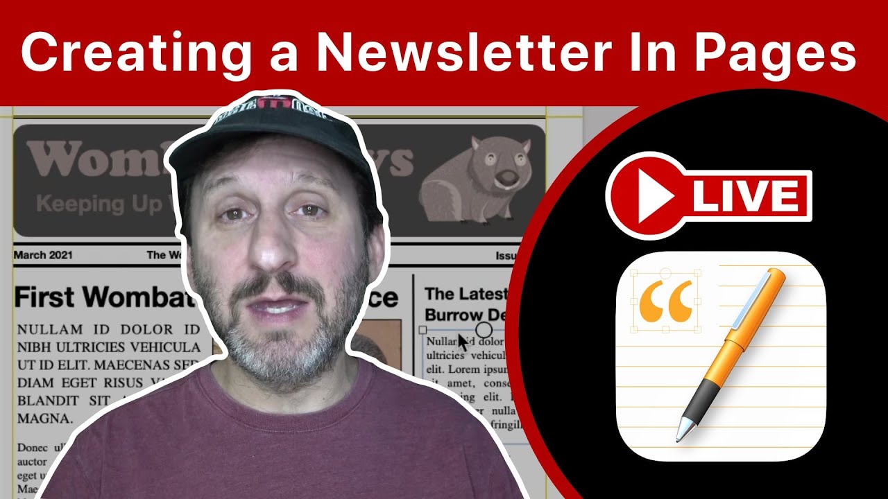 Creating a Newsletter In Pages