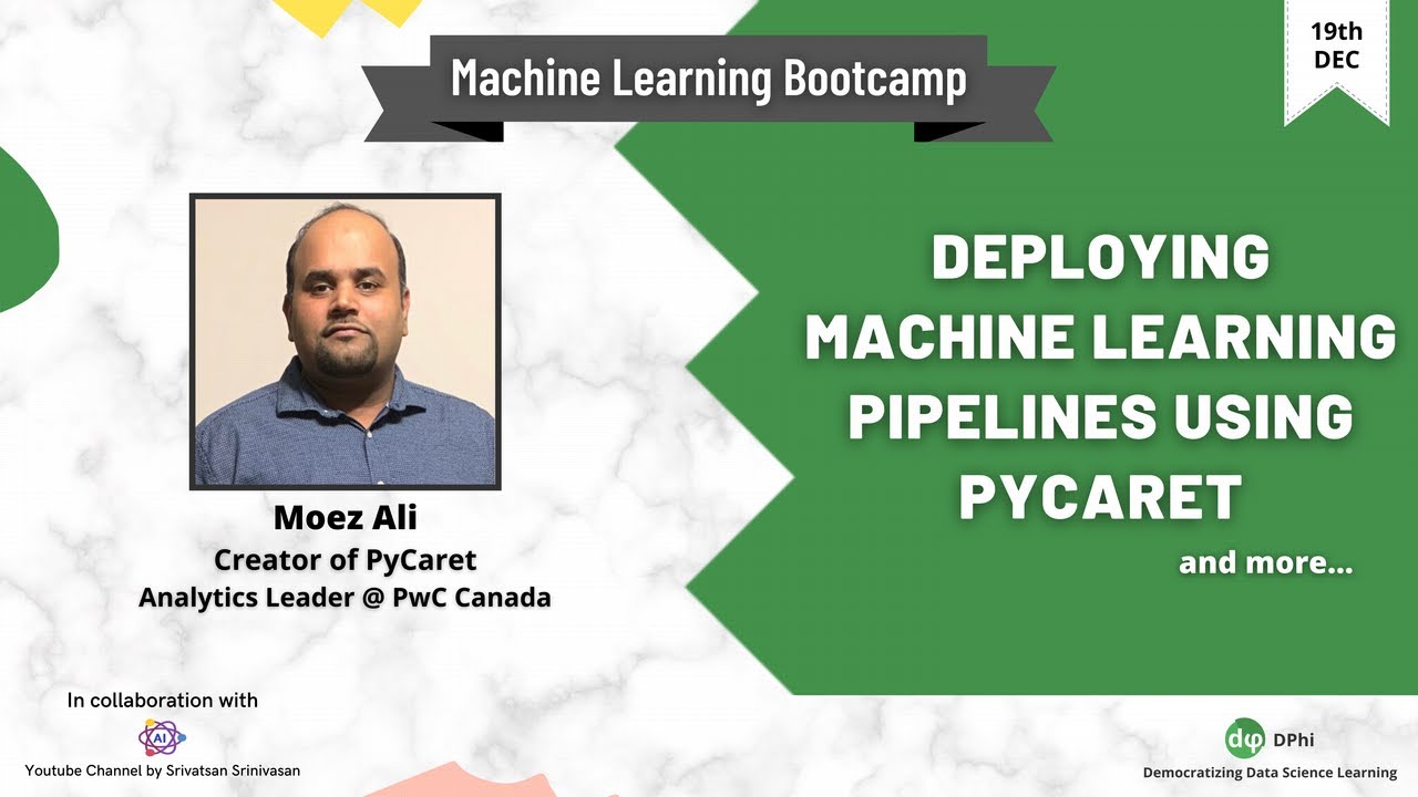 Deploying Machine Learning Pipelines using PyCaret