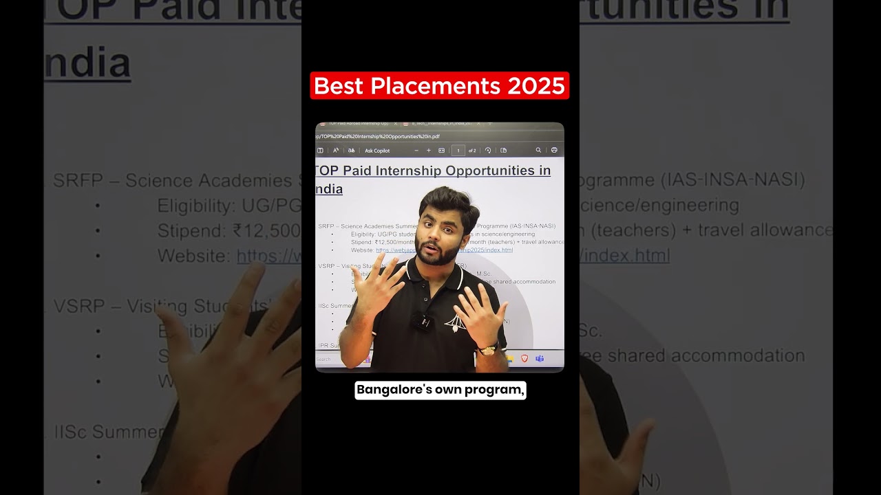 How to Get Internships at ISRO, BARC & IITs | Internship Secrets Revealed!