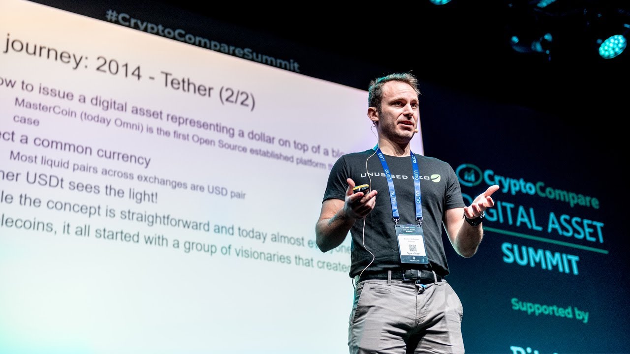 The Story of Tether, told by Bitfinex's CTO Paolo Ardoino, at the CryptoCompare Digital Asset Summit