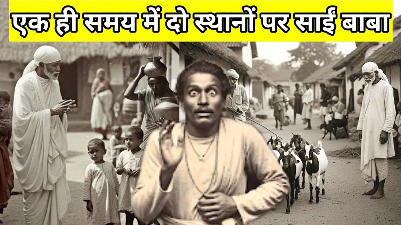 भक्त हैरान 😲एक ही समय में दो स्थानों पर साईं बाबा miracles of sai baba