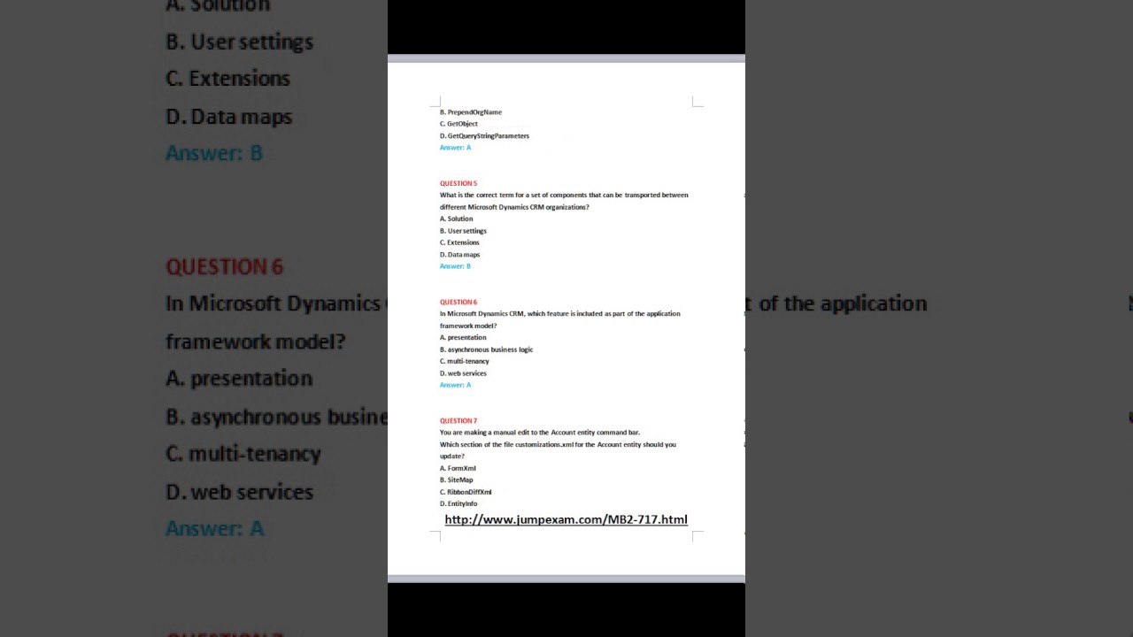 [Latest Microsoft Questions] High Qulity Microsoft MB2-717 Dumps PDF Questions And Answers