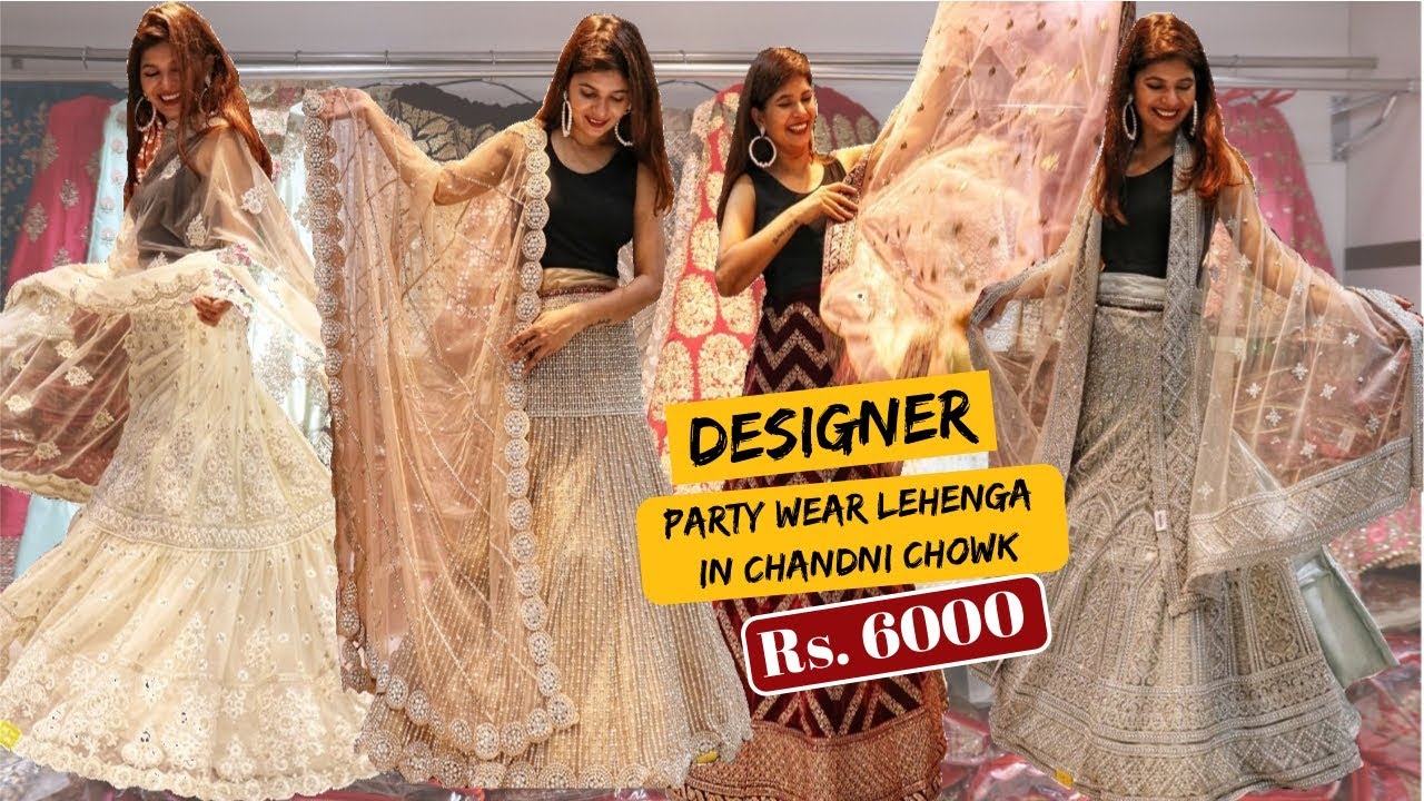 Chandni Chowk Designer Lehenga Shop | Affordable Bridal/Non Bridal Lehenga |Wedding Lehenga Shopping
