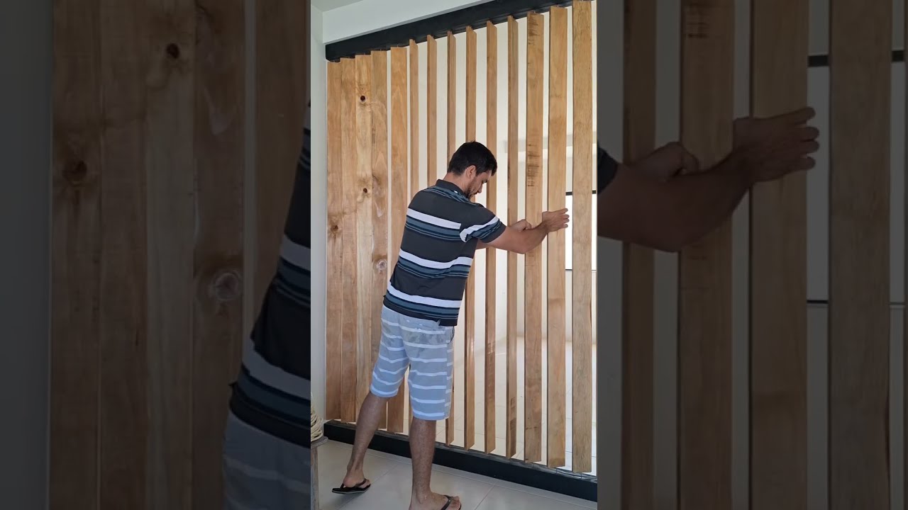 Veja que ideia top para dividir espaços sem fazer parede  - divisória ajustável