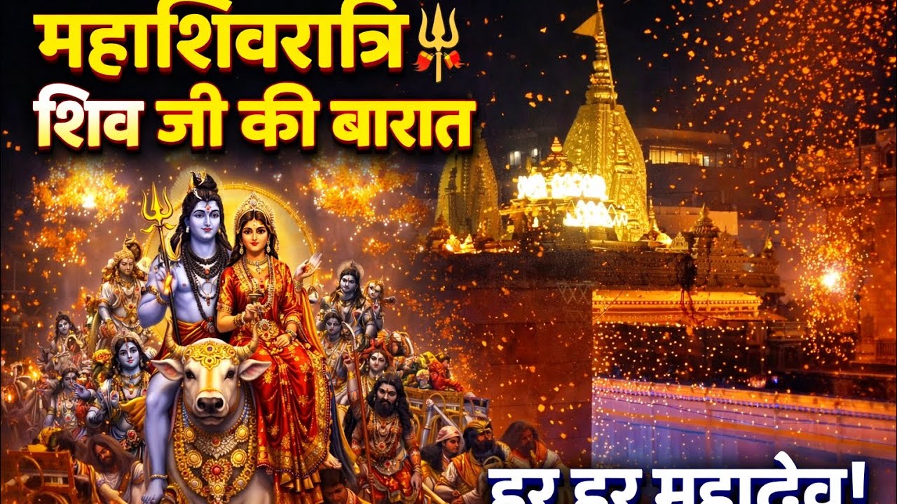 महाशिवरात्रि स्पेशल शिव जी का बारात 🔱 हर हर महादेव 🙏