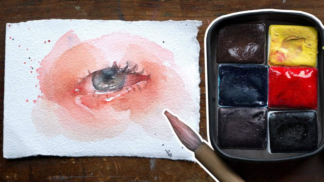 Пробуем акварель ручной работы из Индии! Blue Pine Arts