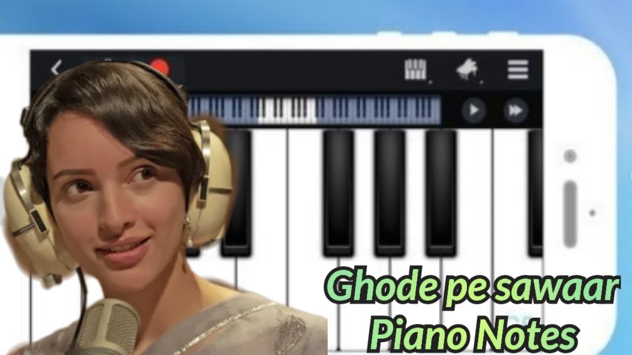Ghode Pe Sawaar | Easy Piano Notes | Qala | Amit Trivedi  | Tripti Dimri