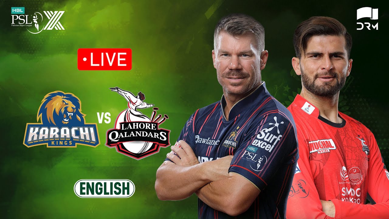 Live | Karachi Kings vs Lahore Qalandars | 𝐄𝐍𝐆𝐋𝐈𝐒𝐇 | Match 6 | HBL PSL X | M3O1K