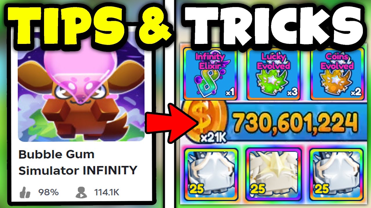 Tips & Tricks for BubbleGum Simulator Infinity!