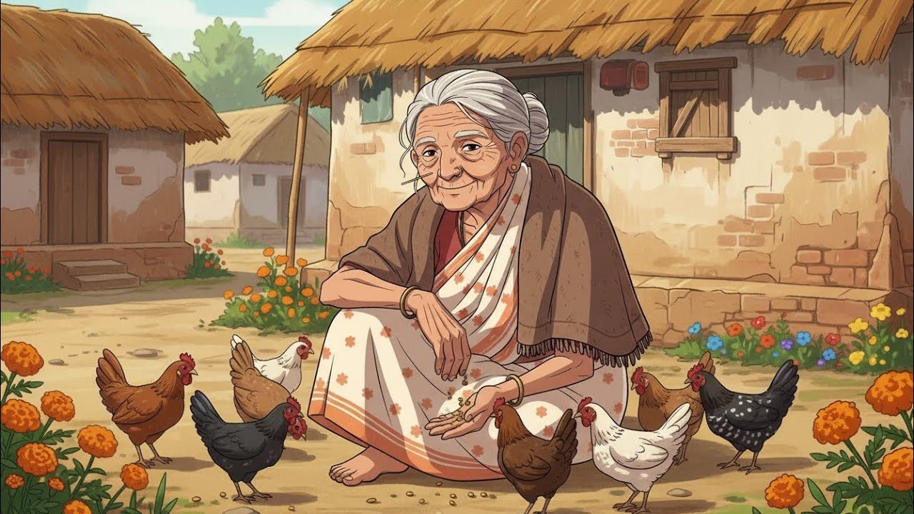 cozy Indian Village life🌾| story of ghibli family👧| daily routine ASMR | rabbit mumy and grandmother