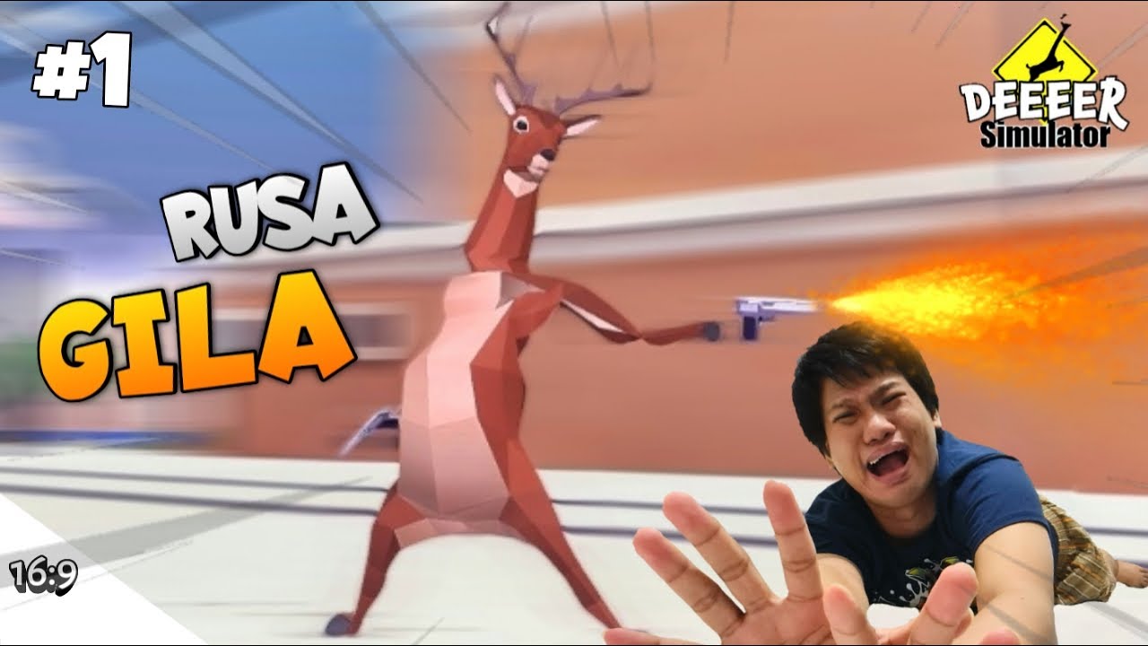 RUSA PENGHANCUR KOTA!! PEMBUAT ONAR WKWK!! Deer Simulator Part 1 [SUB INDO] ~Salam Dari Binjai!