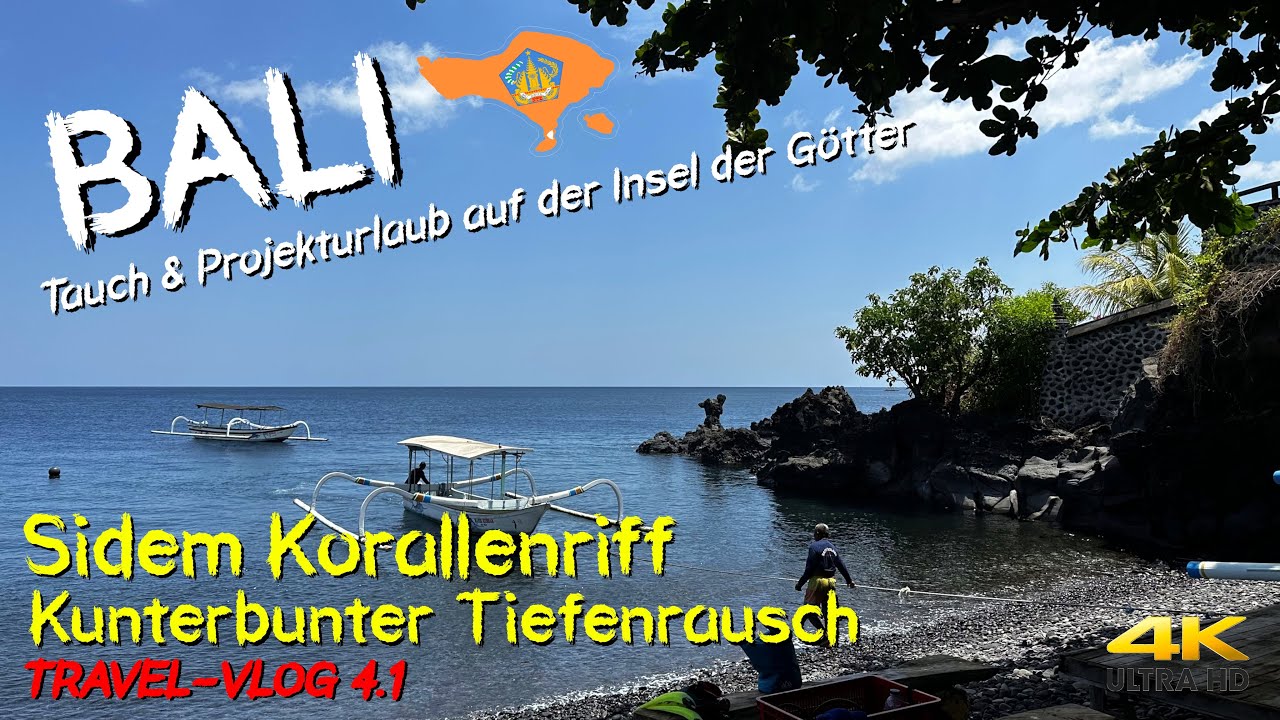 Tauchen auf BALI - Sidem Korallenriff Ostseite 