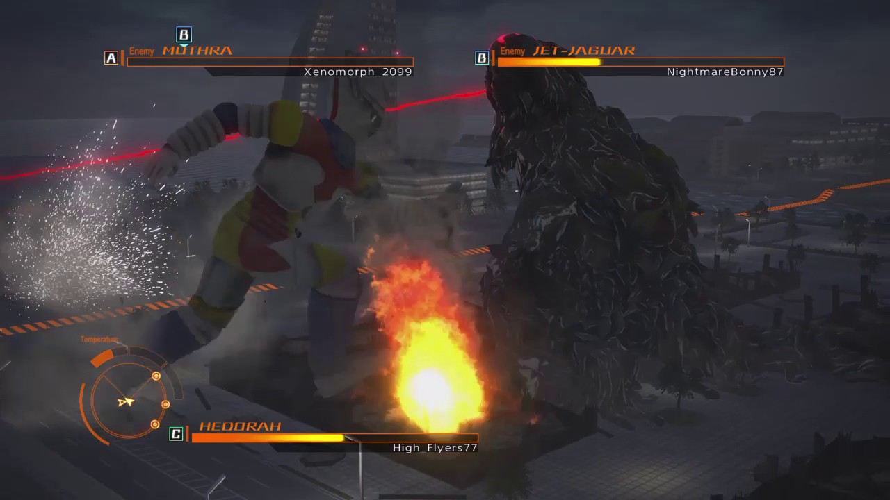 GODZILLA PS4: Hedorah vs Mothra Adult and Jet Jaguar
