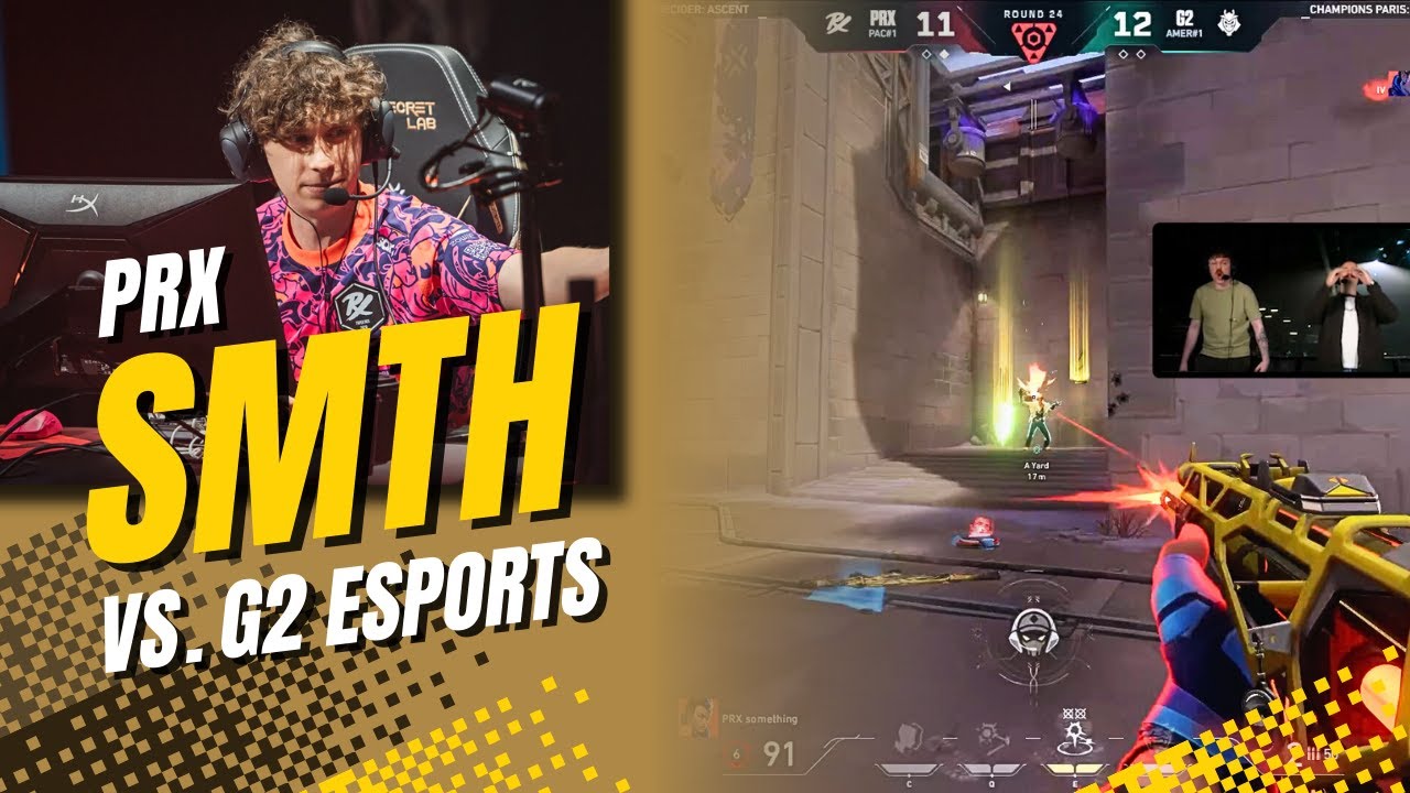 Реакция комментаторов на PRX Something 1v3 CLUTCH против G2 | Champions Paris 2025