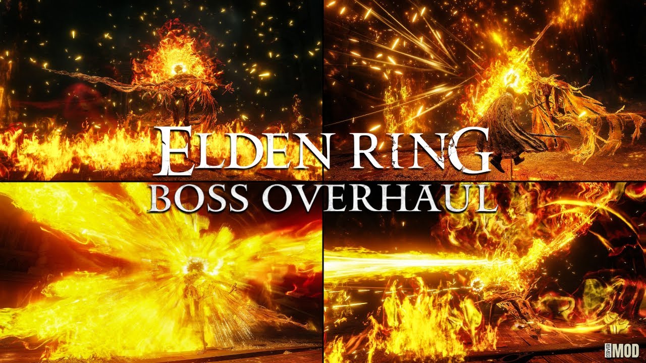 PRAWDZIWY pokaz modyfikacji Władcy Szalonego Płomienia Midra Boss Overhaul | Modyfikacja Elden Ring Overhauled Bosses