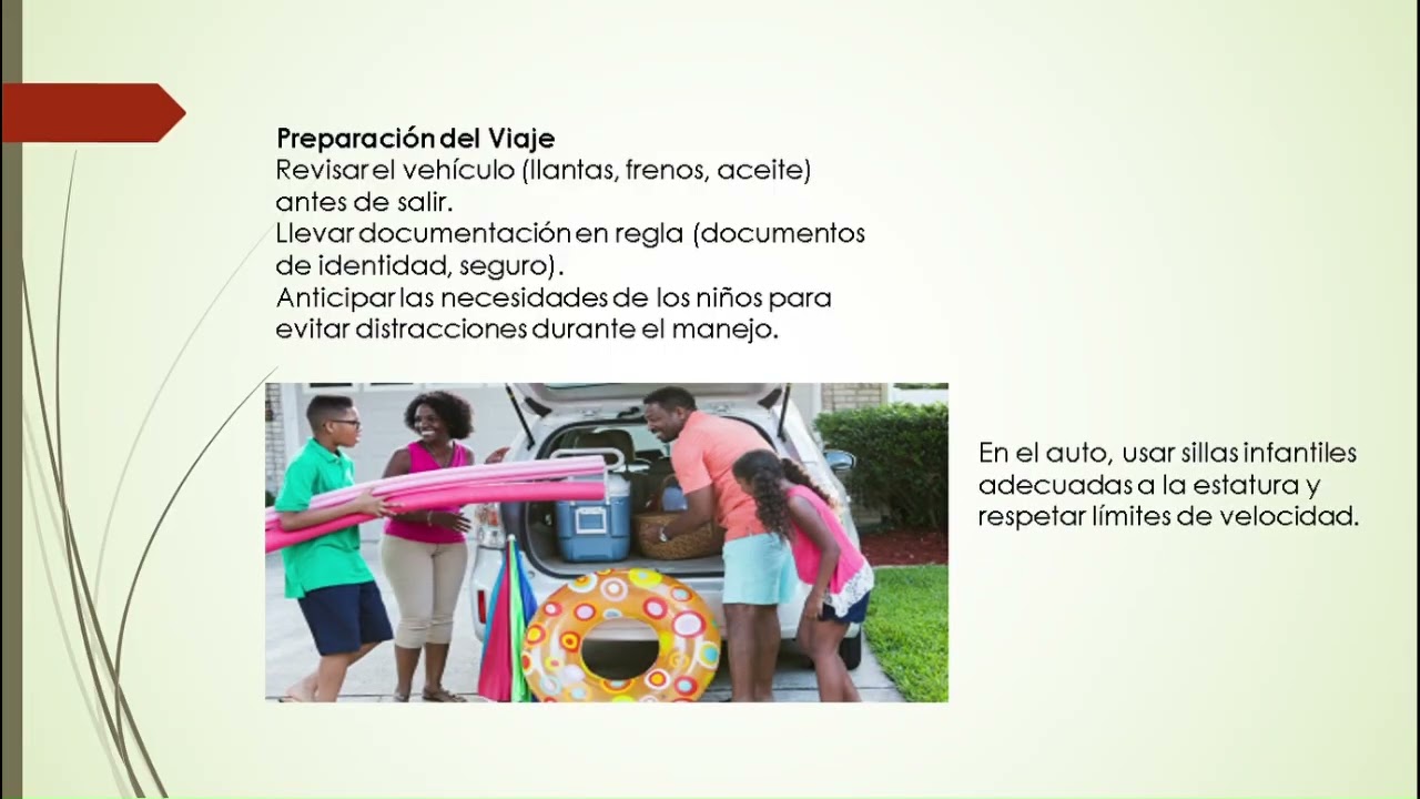Seguridad y prevencion del paseo en familia
