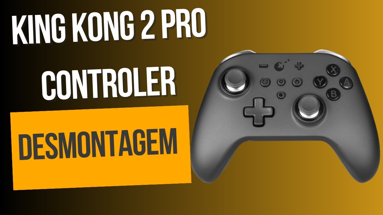 COMO É O KING KONG 2 PRO CONTROLER DA GULIKIT POR DENTRO ? (Teardown /Disassembly)