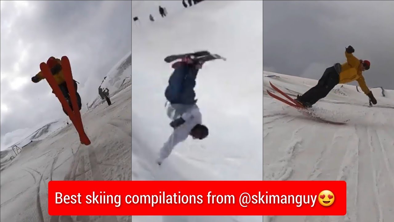 Best skiing compilations from @skimanguy😍 Which the best compilations and the greatest jumps😍