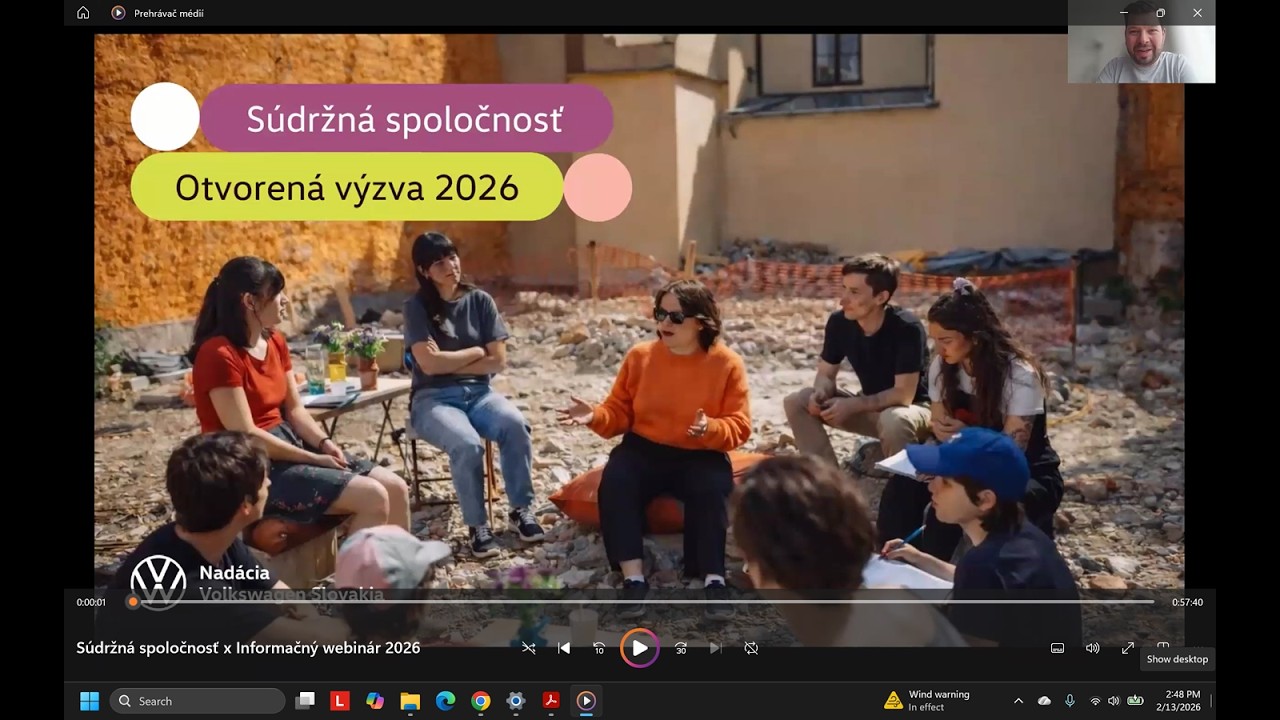 Súdržná spoločnosť x Informačný webinár 2026