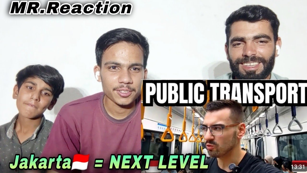 Amazing 👌First Time On Public Transport In Jakarta 🇮🇩 ( it's blew My Mind) MR.Reaction 🇵🇰