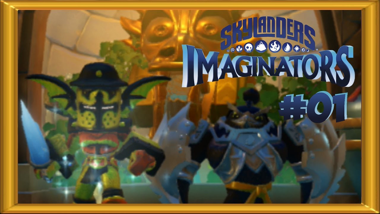 Skylanders Imaginators Walkthrough 100% -  Expert Mode |  ALL COLLECTIBLES | 2 Player - Part 1