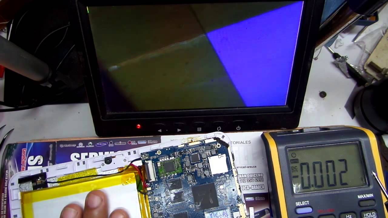 reparacion y explicacion de dos tablet que no encendian , repair dead tablet